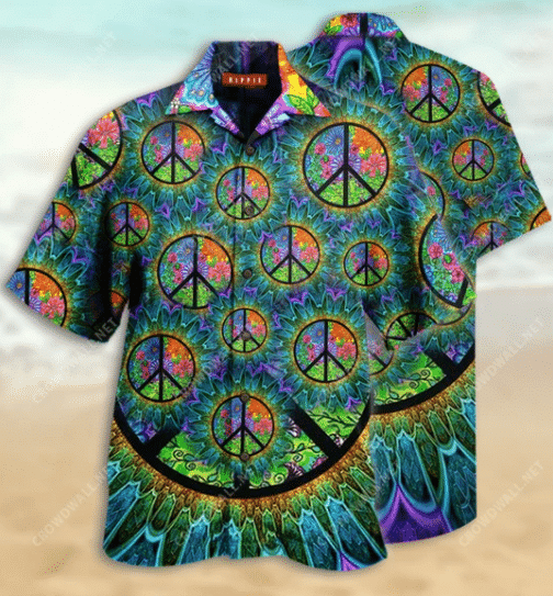 Hippie  Colorful High Quality Unisex Hawaiian Shirt For Men And Women Dhc17063864