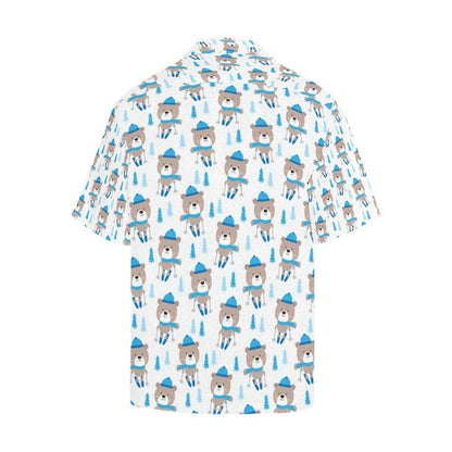 Ski Print Design Hawaiian Shirt
