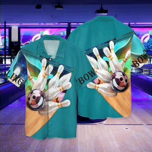 Hawaiian Aloha Shirts Bowling For Life