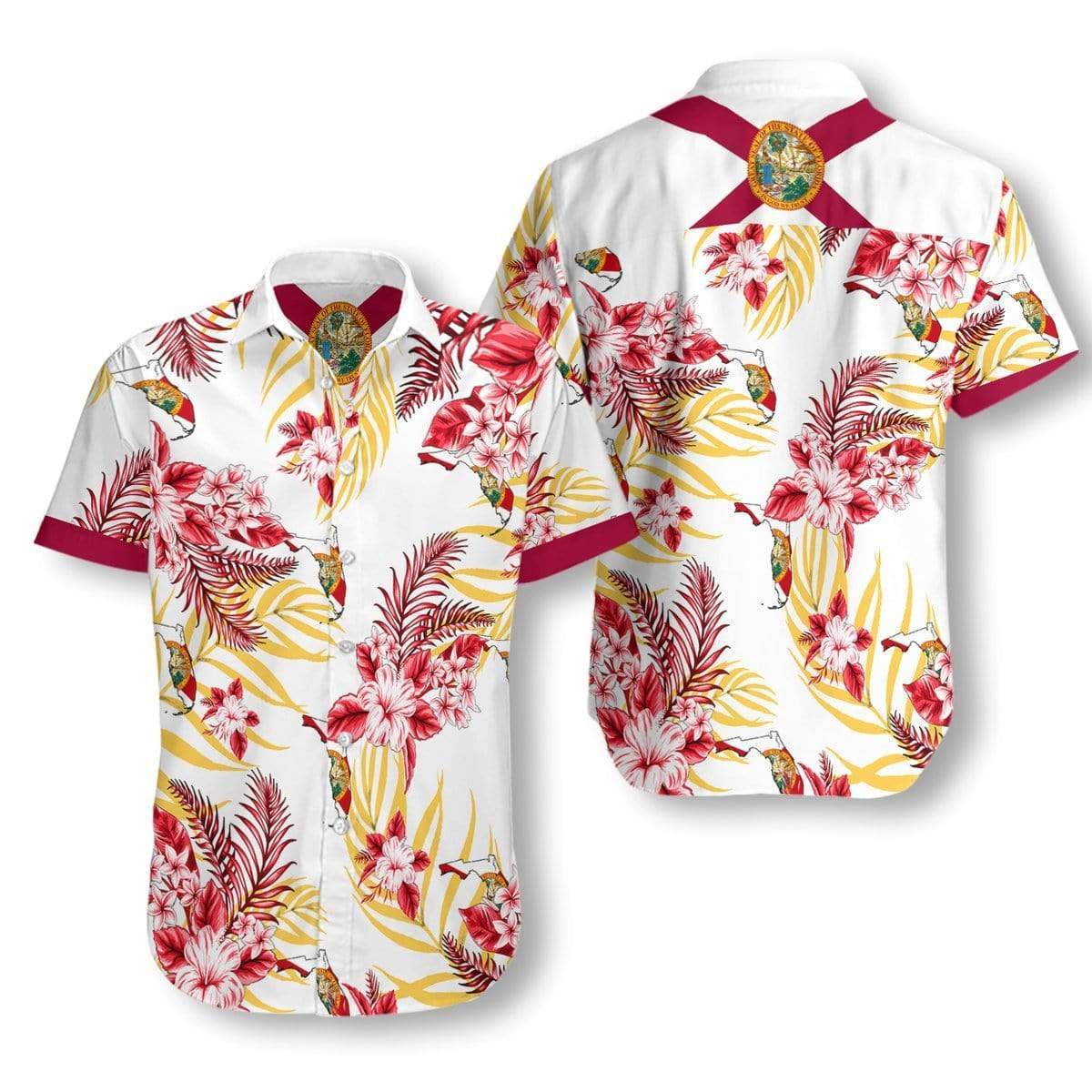 Hawaiian Aloha Shirts Florida Proud