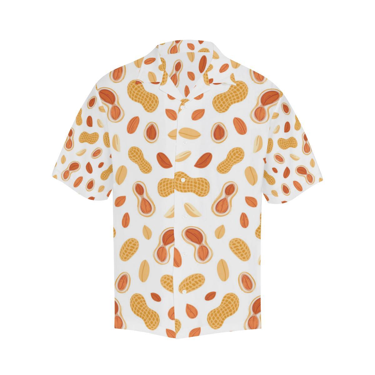 Peanuts Pattern Mens All Over Print Hawaiian Shirt
