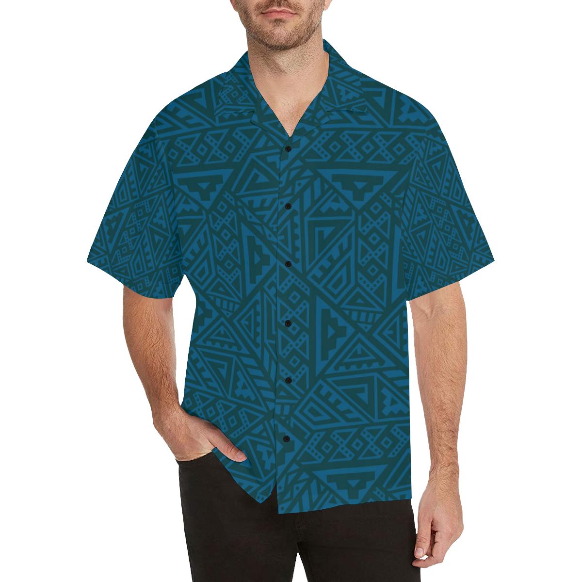 Maori Pattern Print Design Hawaiian Shirt