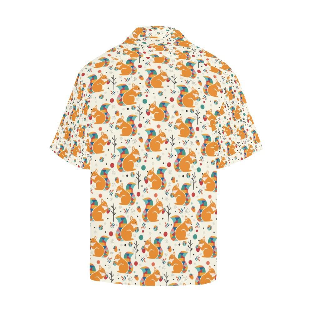 Squirrel Print Design Hawaiian Shirt