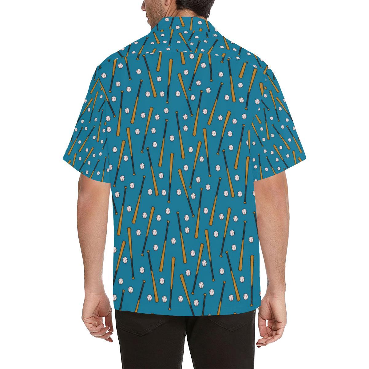 Baseball Pattern Print Design Hawaiian Shirt