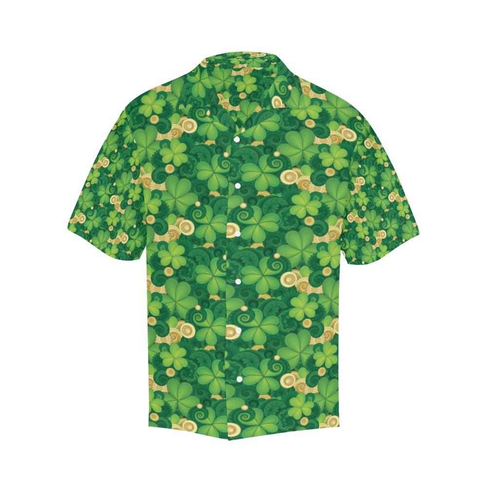 Shamrock Print Design Hawaiian Shirt
