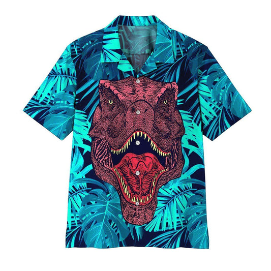  3D Dinosaur Hawaii Shirt