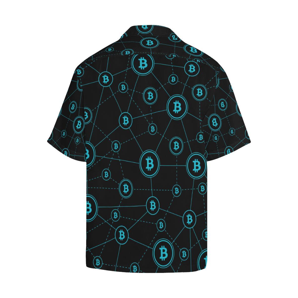 Cryptocurrency Pattern Print Design Hawaiian Shirt