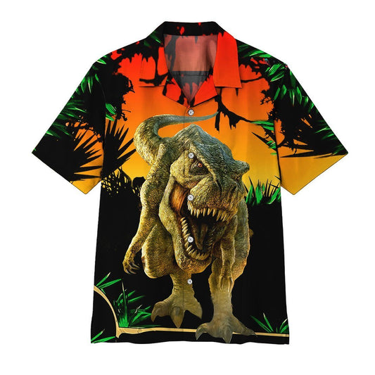  3D Dinosaur Hawaii Shirt