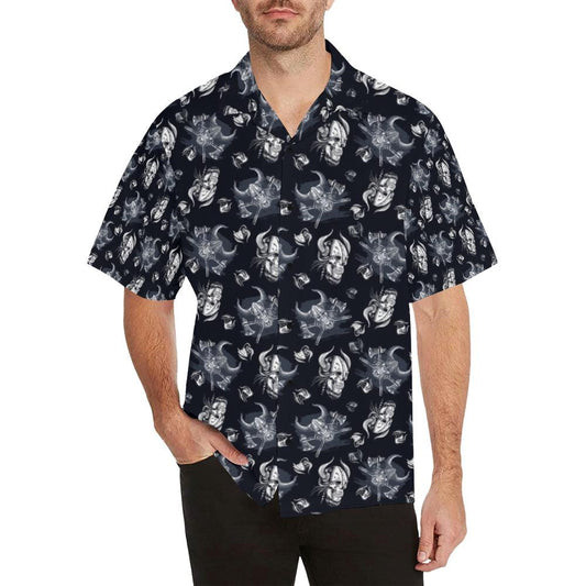 Vikings Print Design Hawaiian Shirt