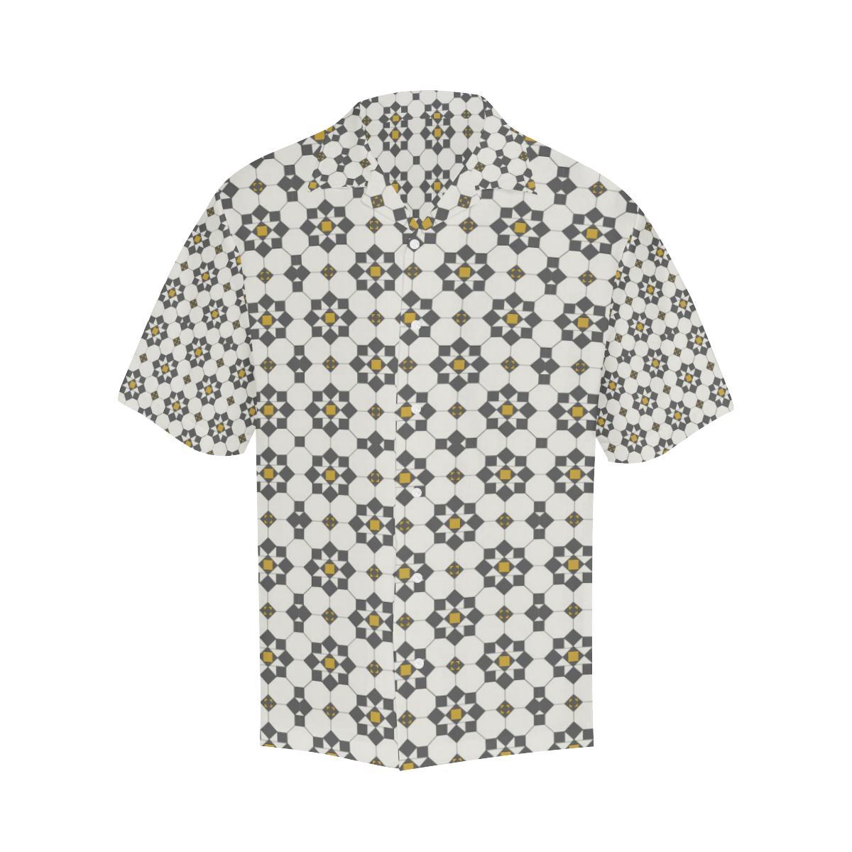 Arabic Morocco Pattern Background Mens All Over Print Hawaiian Shirt