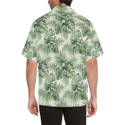 Palm Leaf Pattern Print Design A Hawaiian Shirt