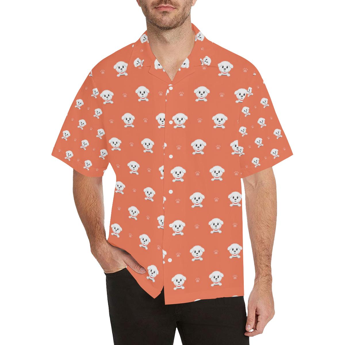 Bichons Frise Pattern Print Design Hawaiian Shirt