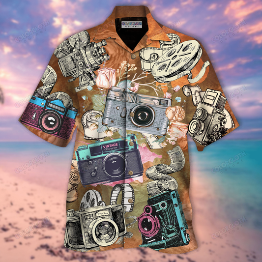 Look At Old Cameras Hawaiian Shirt | For Men & Women | Adult | HW5294