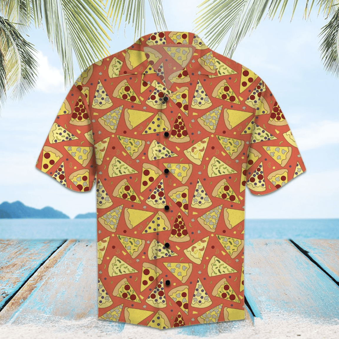 Tasty Pepperoni Pizza Hawaiian Aloha Shirts #KV