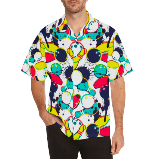 Colorful Bowling Hawaiian Aloha Shirts