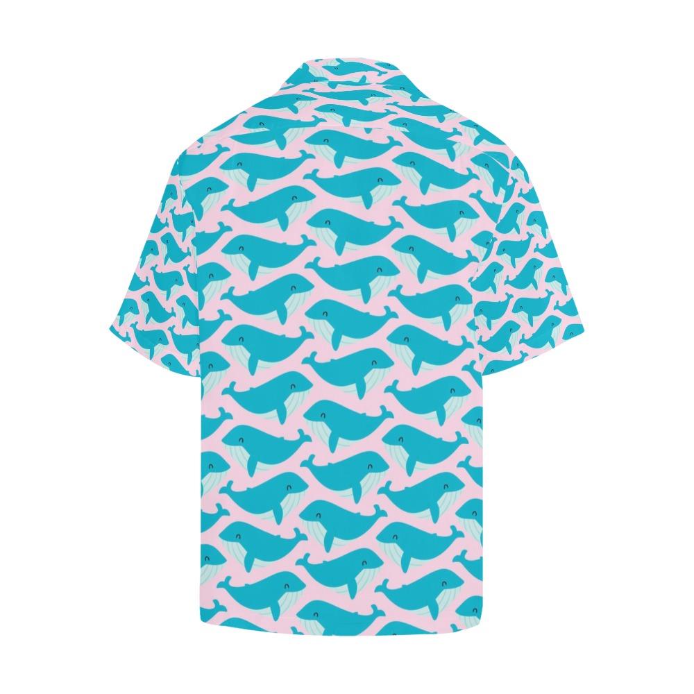 Whale Print Design Hawaiian Shirt