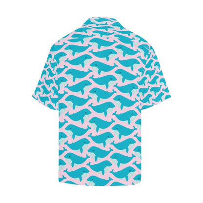 Whale Print Design Hawaiian Shirt