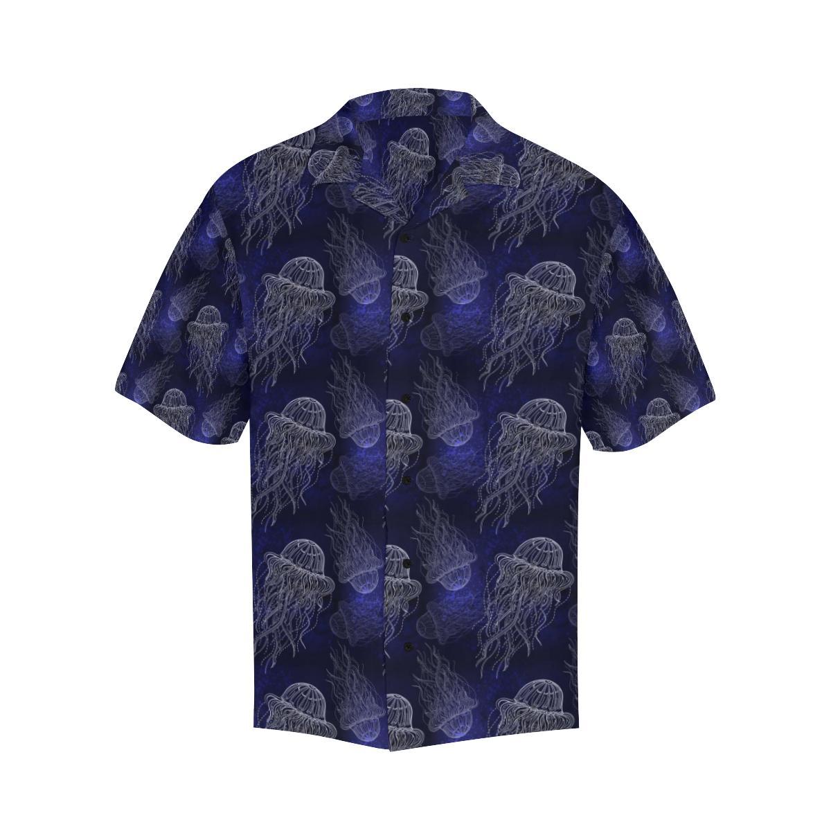 Jellyfish Pattern Print Design Hawaiian Shirt
