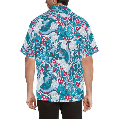 Funky Retro Pattern Print Design A Hawaiian Shirt