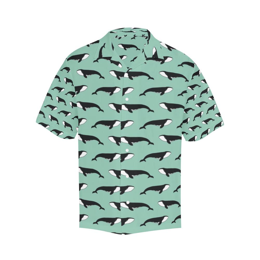 Whale Print Design Hawaiian Shirt