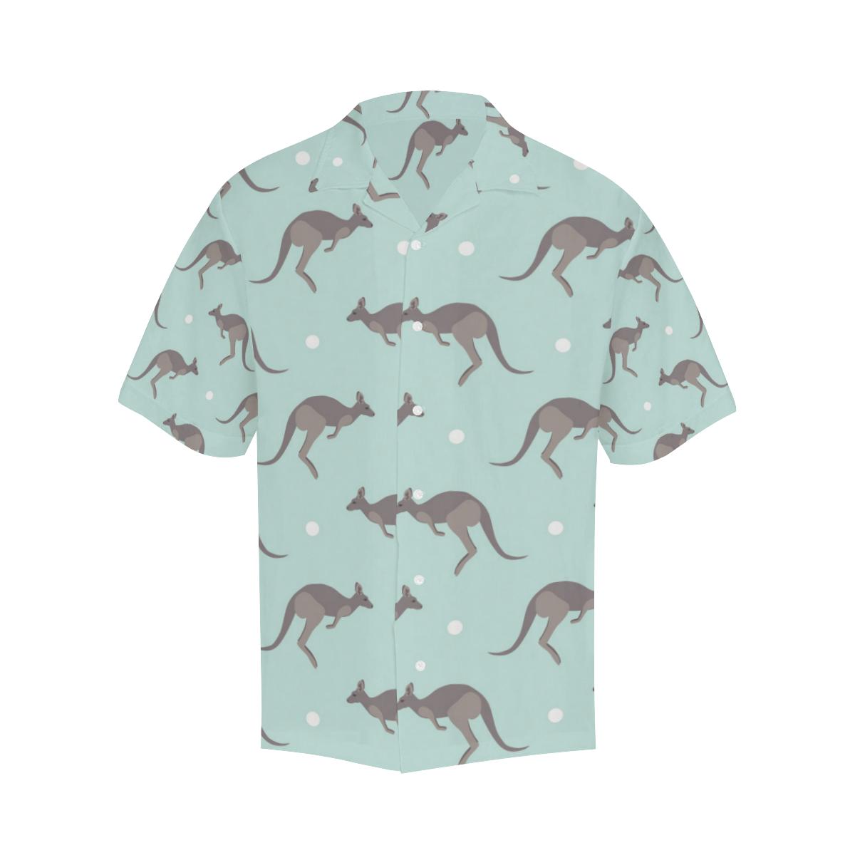 Kangaroos Pattern Print Design Hawaiian Shirt