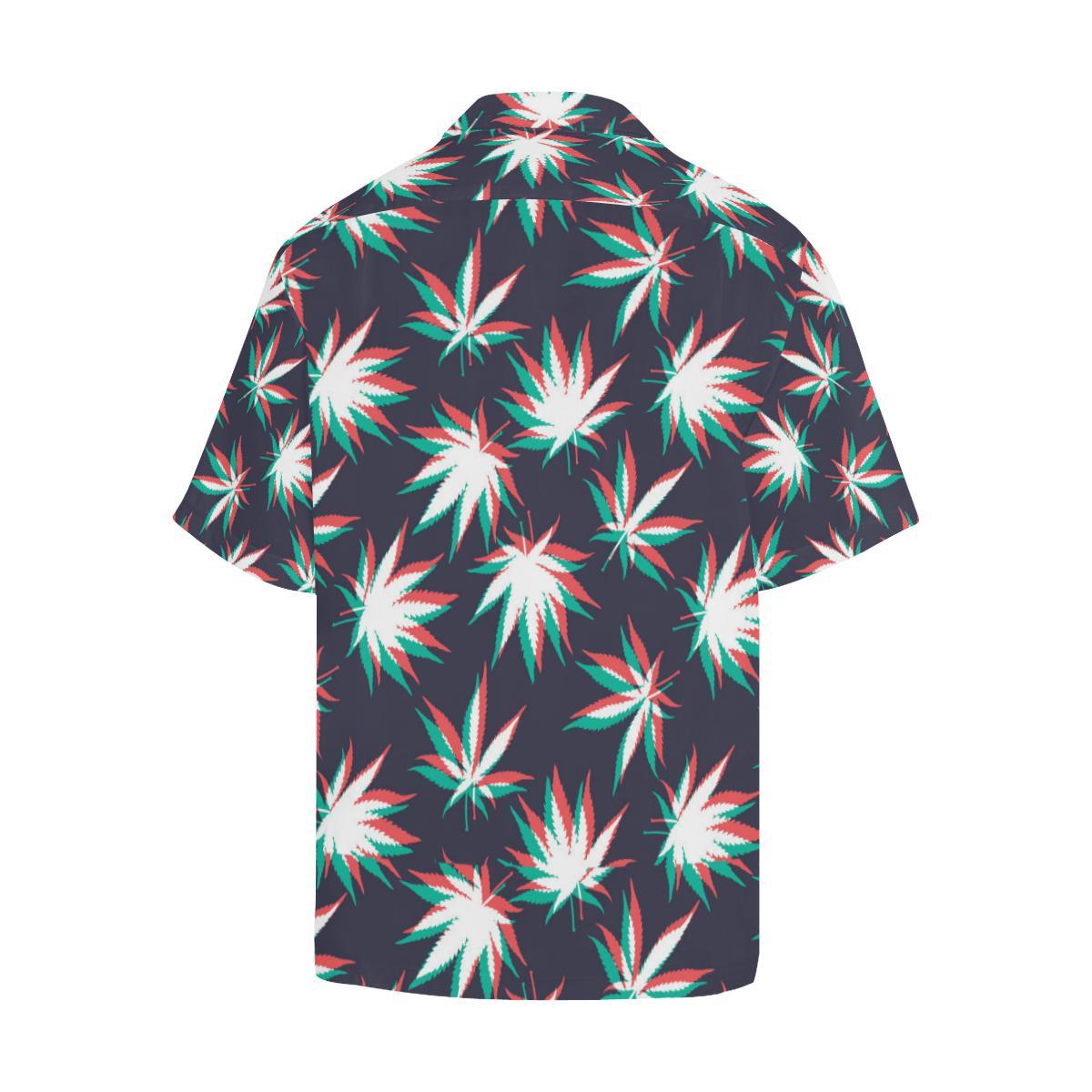 Pot Leaf Pattern Print Design A Hawaiian Shirt