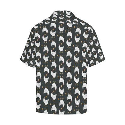 Chicken Pattern Print Design Hawaiian Shirt