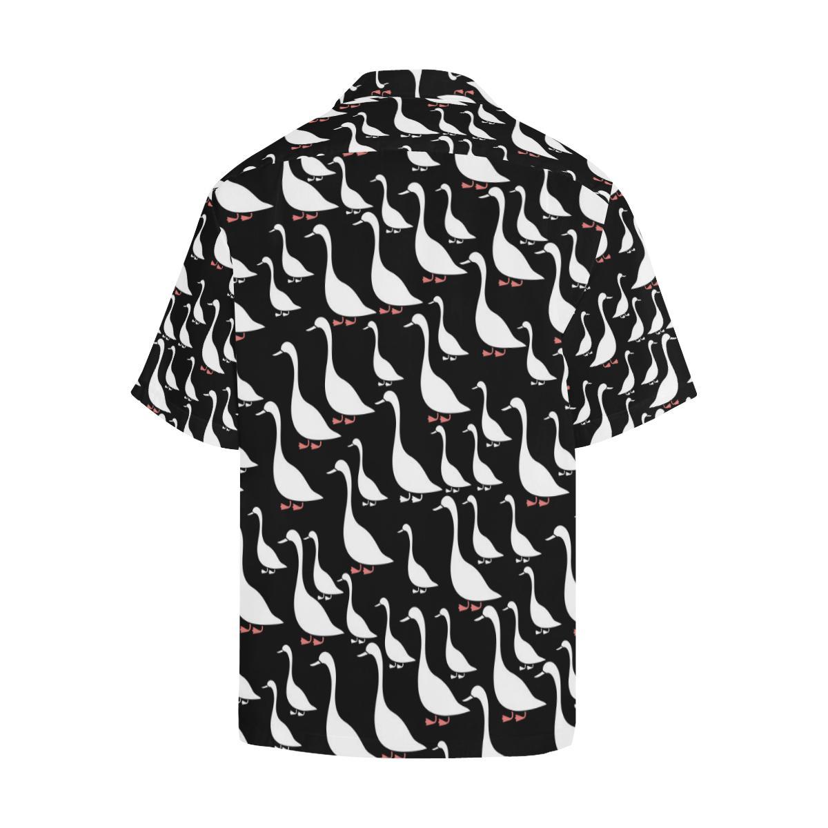 Goose Pattern Print Design Hawaiian Shirt