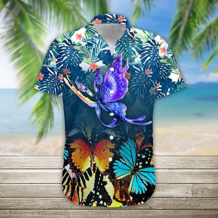 Butterfly Hawaiian Shirt | For Men & Women | Adult | HW1187