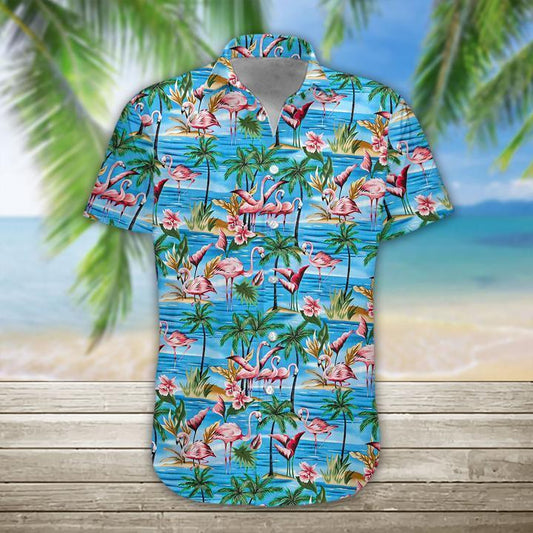 Flamingo Hawaiian Shirt | For Men & Women | Adult | HW1197