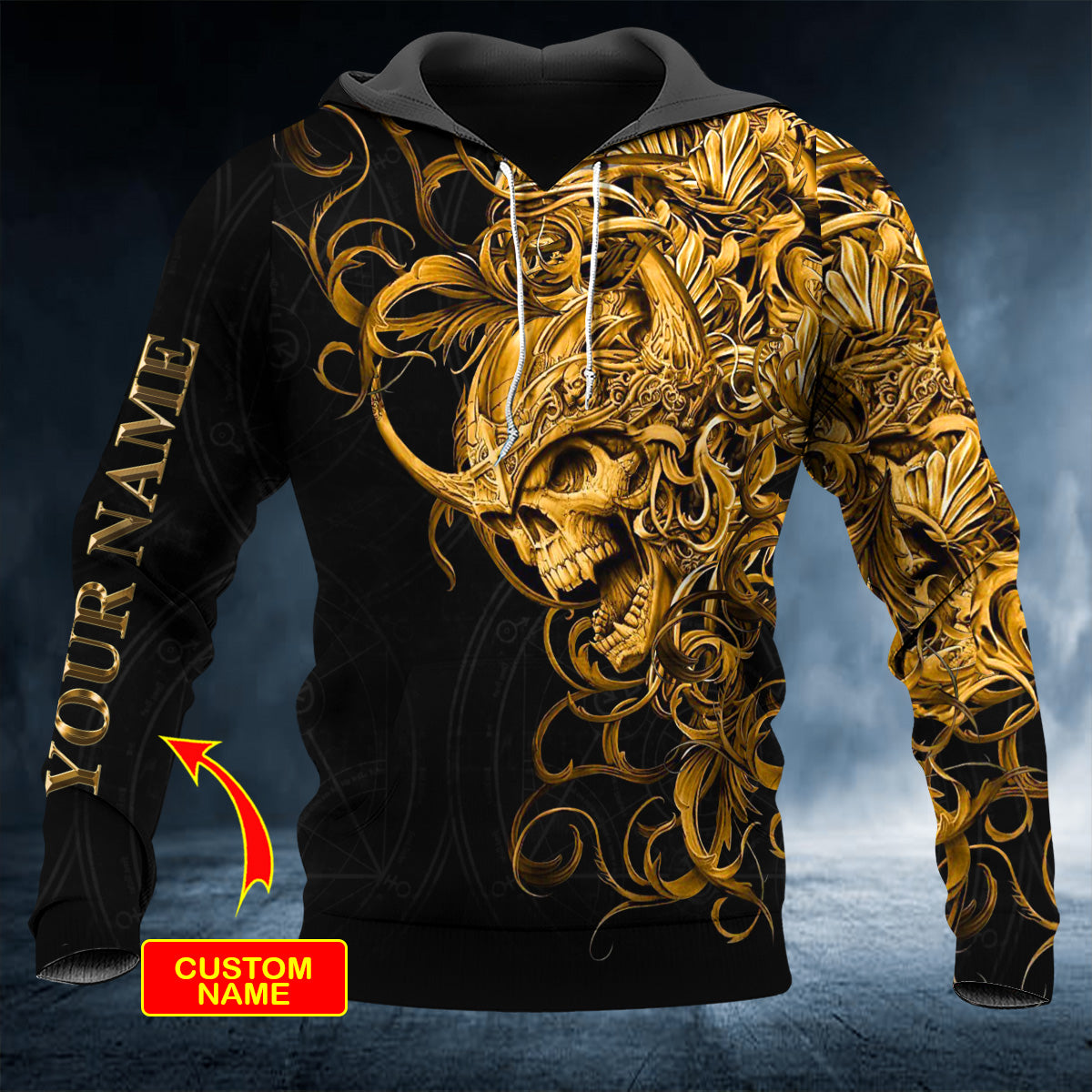 King Viking Personalized 3D All Over Printed Unisex Hoodie US Size