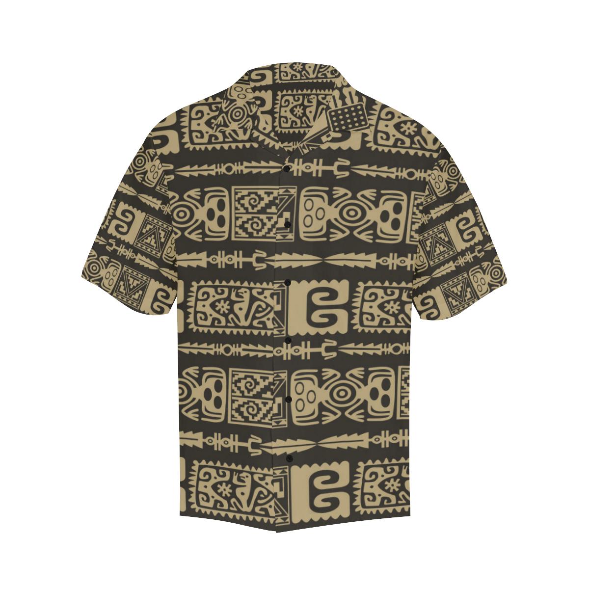 Mayan Pattern Print Design Hawaiian Shirt