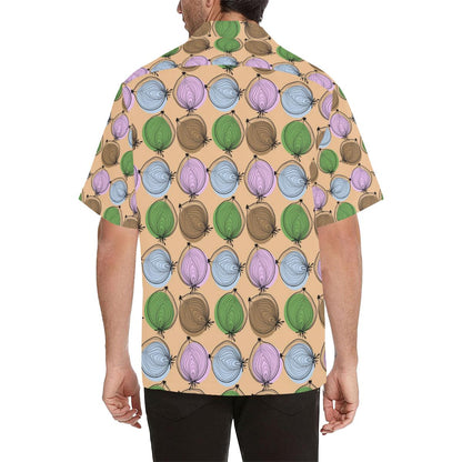 Onion Pattern Mens All Over Print Hawaiian Shirt