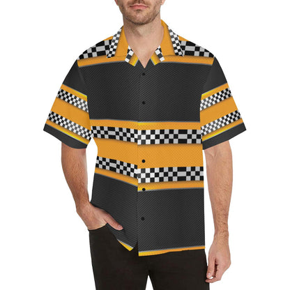 Checkered Pattern Print Design Hawaiian Shirt