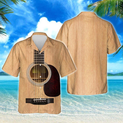 Acoustic Guitar Shirt Thh3198Hwv1 Hawaiian