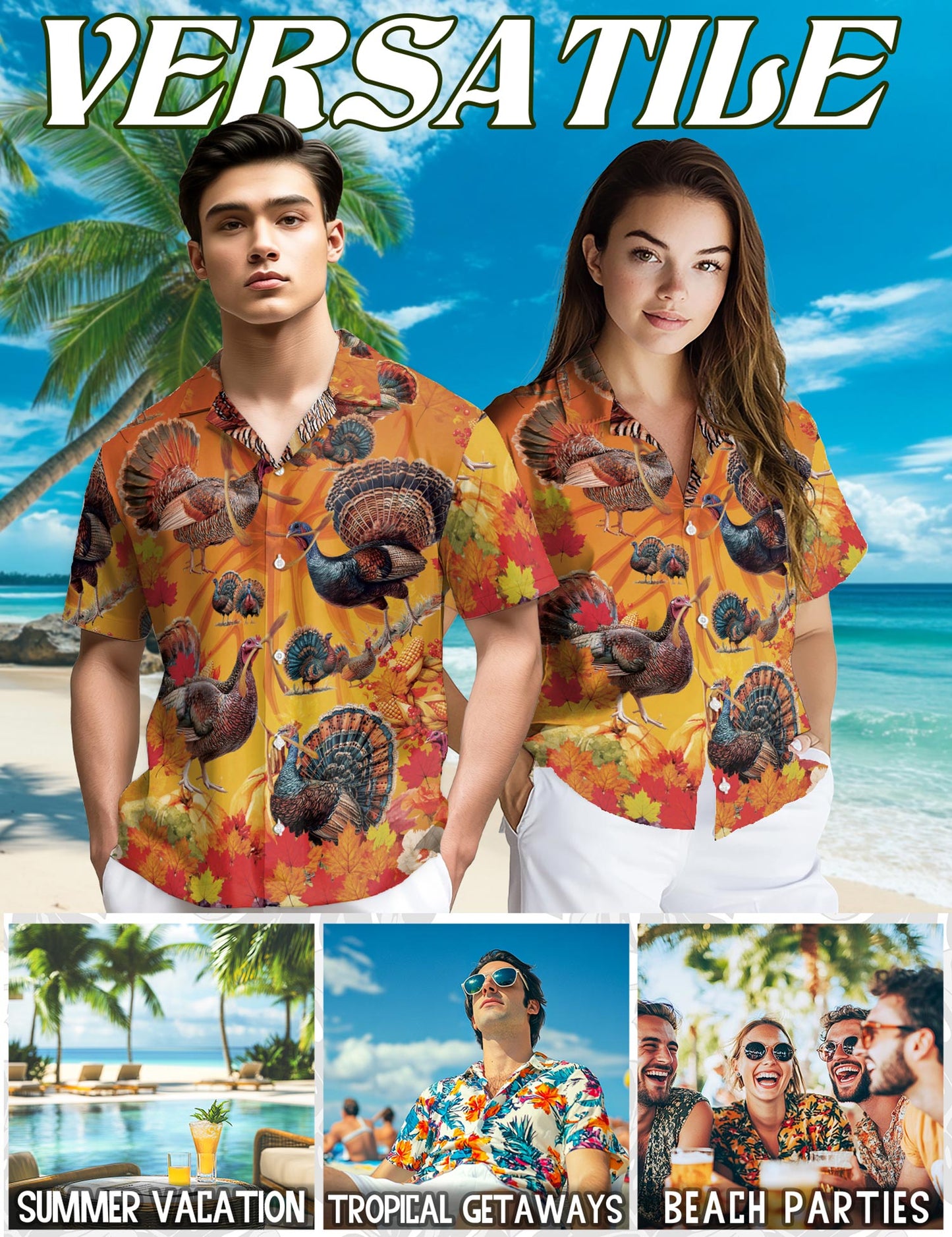 Pineapple Red Angus Cattle Hawaiian Shirt for Men, Button Down Aloha Shirt - Azhawaiian
