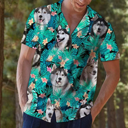 Siberian Husky Tropical Hawaii Shirt Ta0708201 Hawaiian