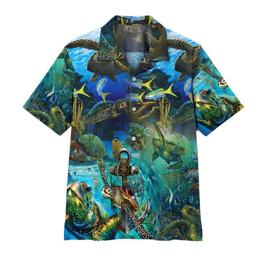  3D Turtles Hawaii Shirt