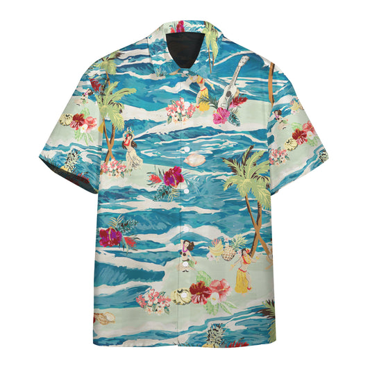    3D Vintage Hawaii Custom Hawaii Shirt