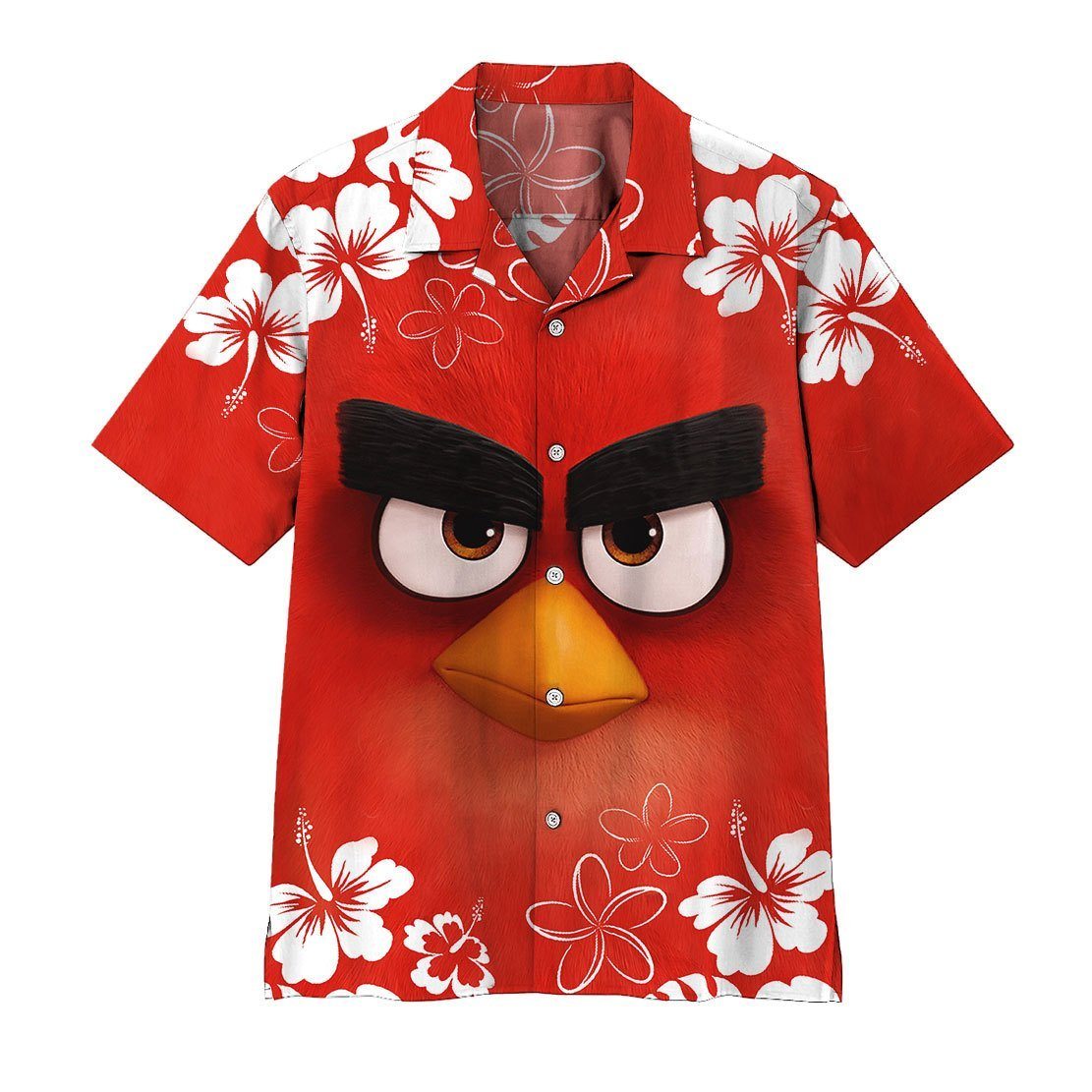   3D Angry Bird Hawaii Shirt