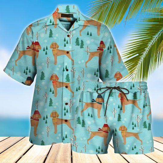 Vizsla Hawaiian Shirt Set | Unisex | HS1085