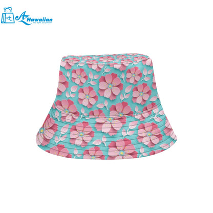 3D sakura cherry blossom pattern Unisex Bucket Hat