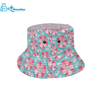 3D sakura cherry blossom pattern Unisex Bucket Hat