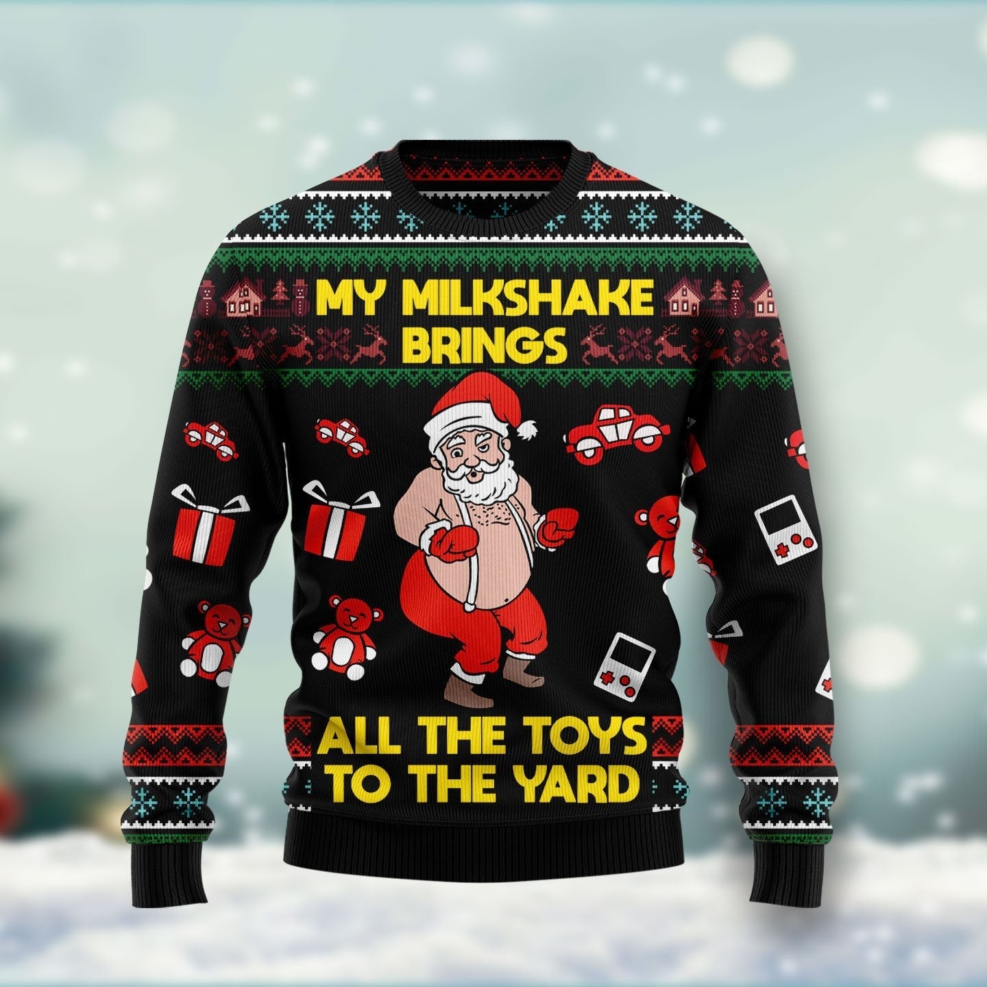 My Milkshake Bring Christmas Ugly Christmas Sweater 