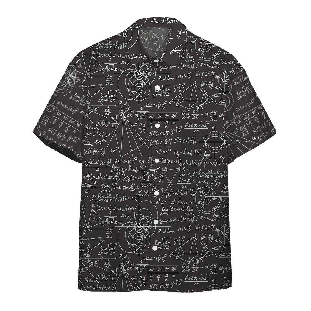  3D Math Teacher Hawaii Shirt