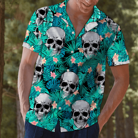 Skull Tropical Hawaiian Shirts #DH