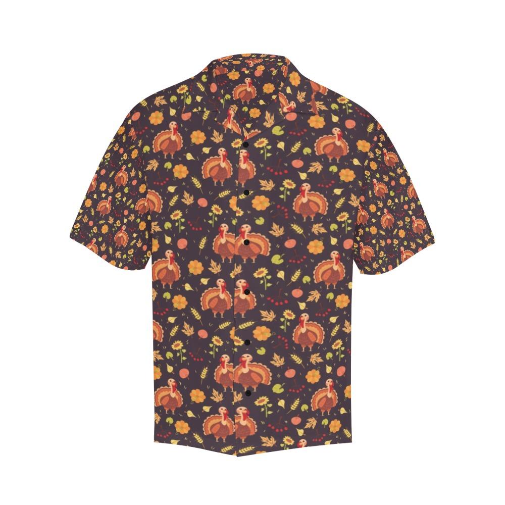 Thanksgiving Print Design Hawaiian Shirt