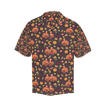 Thanksgiving Print Design Hawaiian Shirt
