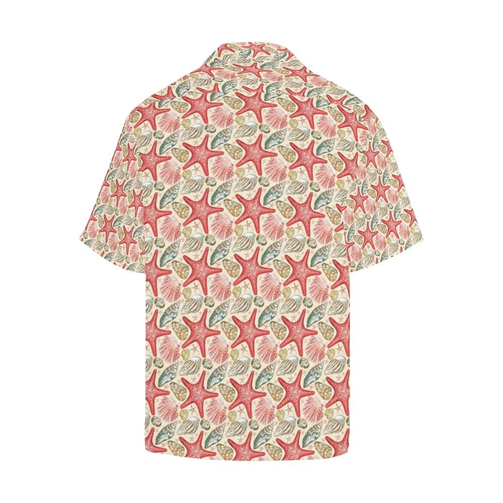 Seashell Print Design Hawaiian Shirt