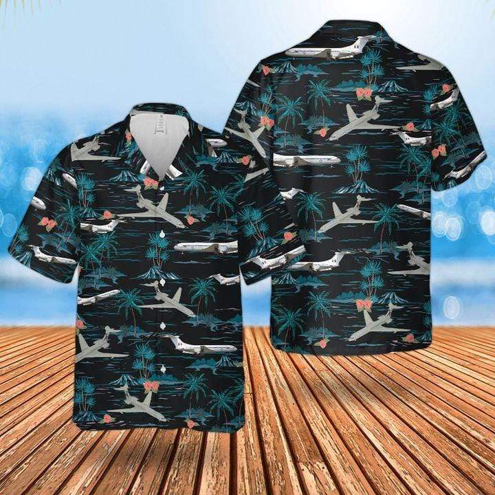 Royal Air Force Raf Historical Vicker Vc 10 Unisex Hawaiian Shirts